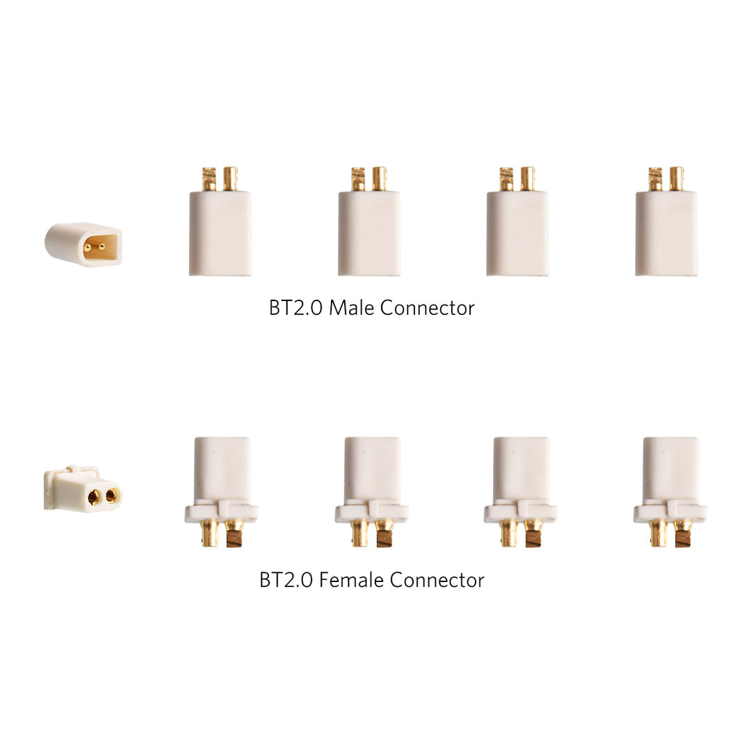 BT2.0 Connectors (5-Pack: 5 male, 5 female)