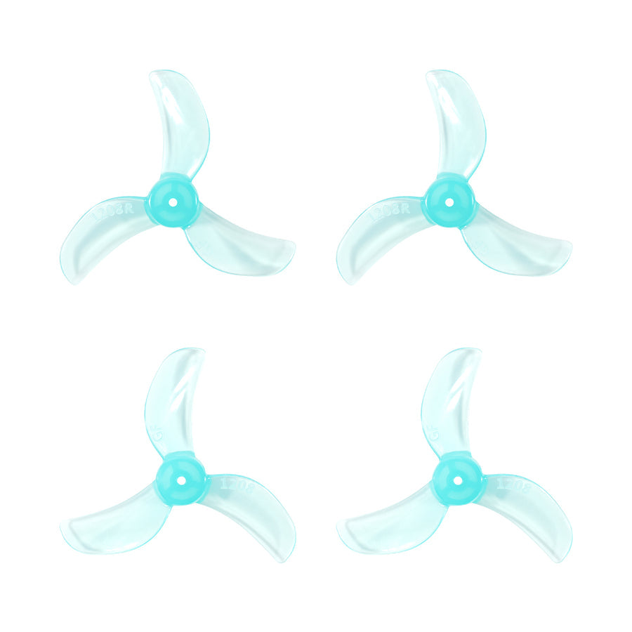 Gemfan 1208 3-blade Propellers (1.0mm Shaft)