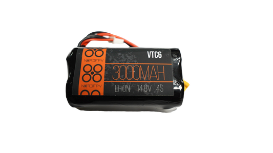 Nordfpv VTC6 18650 4S1P 3000mAh Li-ion battery (XT60)