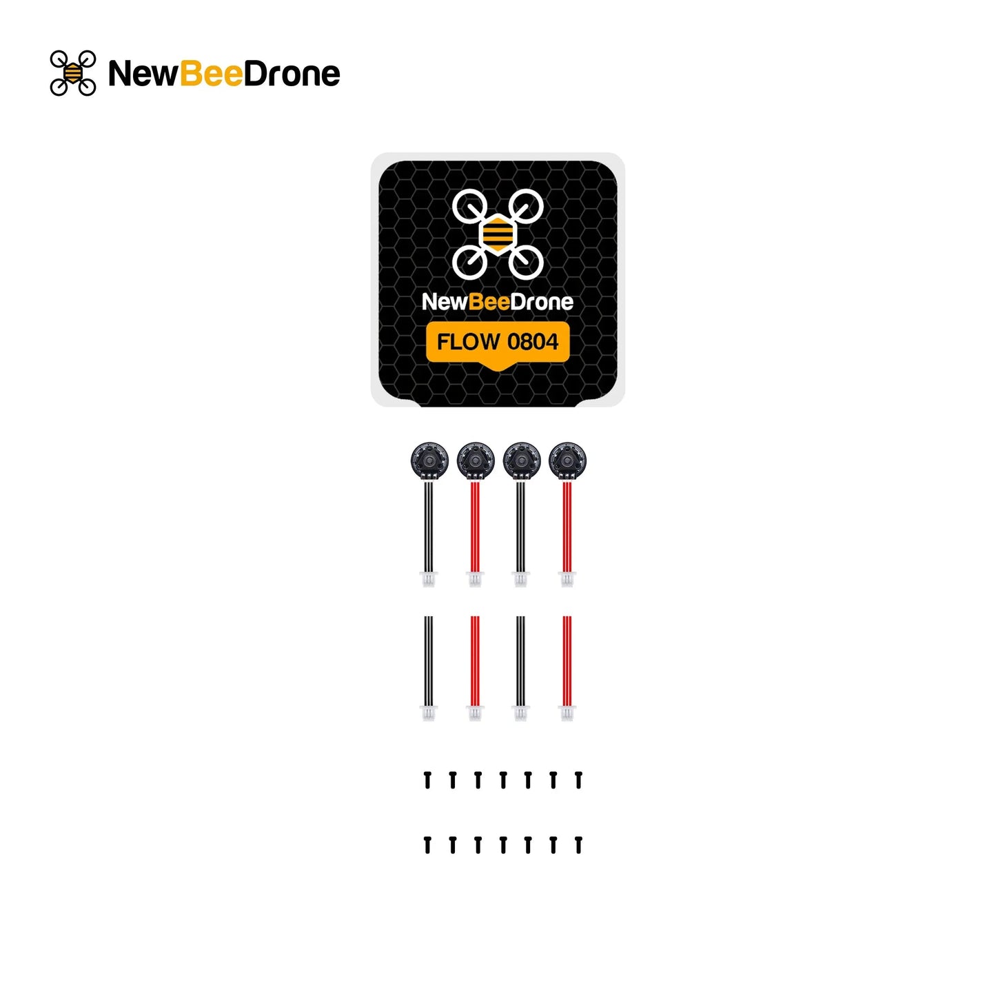 NewBeeDrone Flow 0804 Dual Ball-Bearing Whoop Motor 14000KV (4PACK)