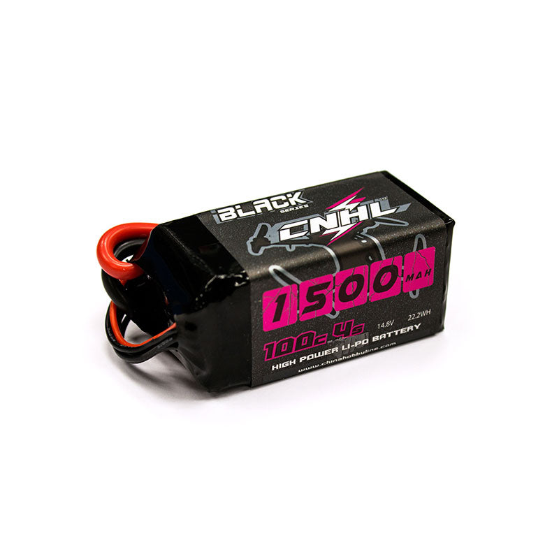 LiPo 1500mAh 4S 14.8V 100C Black Seriers Battery (CNHL)