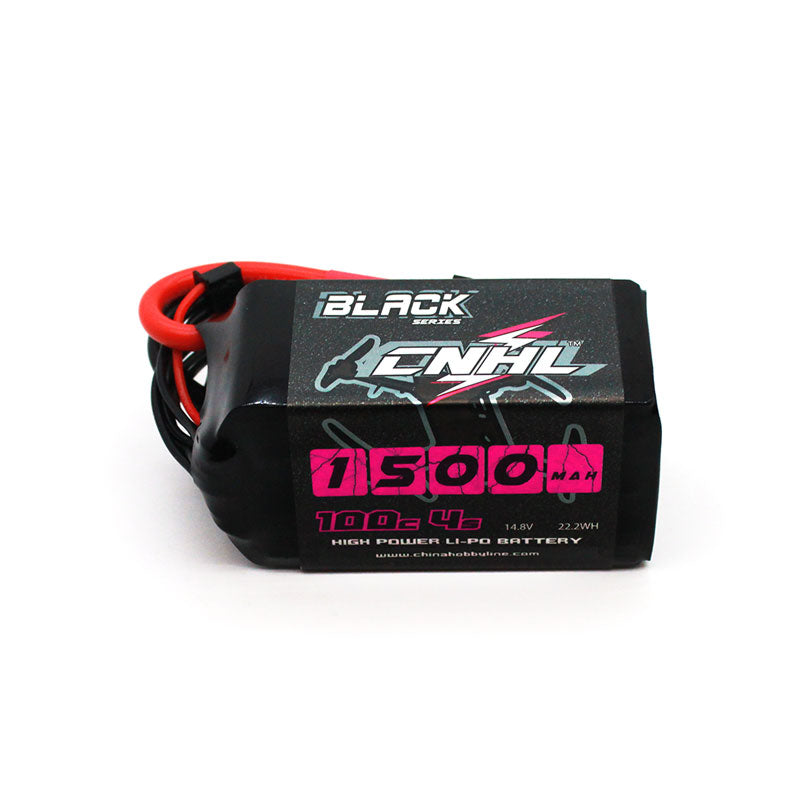 LiPo 1500mAh 4S 14.8V 100C Black Seriers Battery (CNHL)