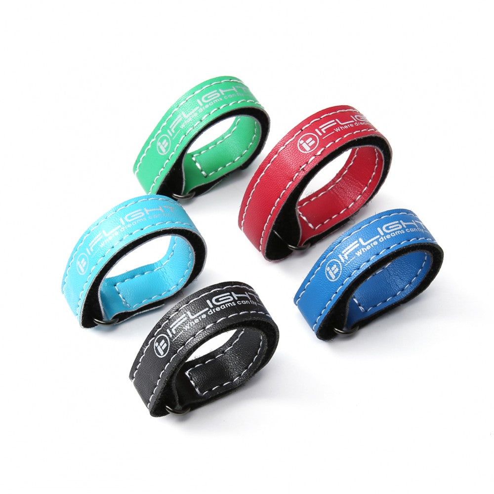 Microfiber PU Leather Battery Straps (5pcs)