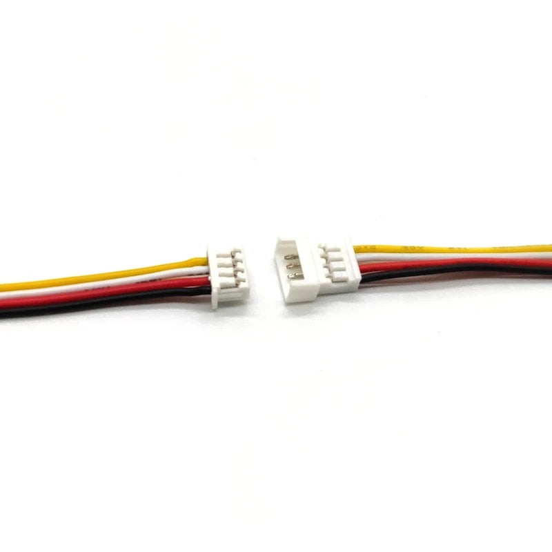 Pair Micro JST 1.25 4-Pin Male and Female Connector plug with Wires Cables