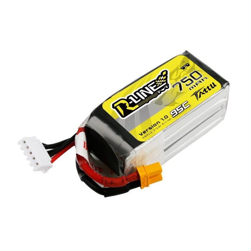 Tattu R-Line 750mAh 14.8V 4S1P 95C Lipo Battery