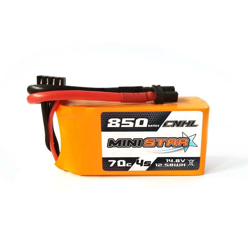 CNHL MiniStar 850mAh 14.8V 4S 70C Lipo With XT30