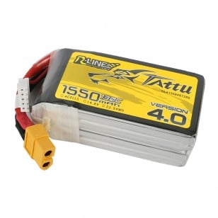 Tattu R-Line V4 1550mAh 14.8V 130C 4S1P Lipo with XT60