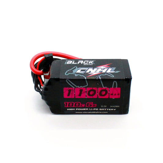 CNHL black series 1100 mAh 22.2v 6s 100c LiPo XT60