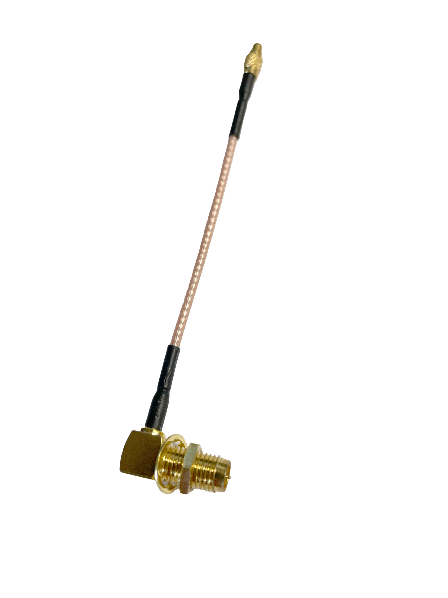 MMCX to RP-SMA Angle Female Adapter Cable (pair) (90 dgr)