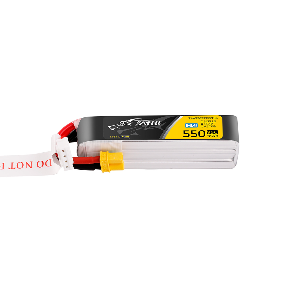 Tattu 550mAh 11.4V 3S1P 95C HV Lipo Battery XT30