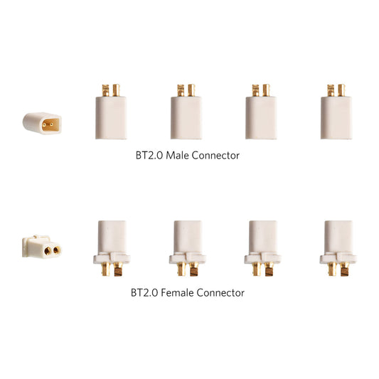 BT2.0 Connectors (5-Pack: 5 male, 5 female)