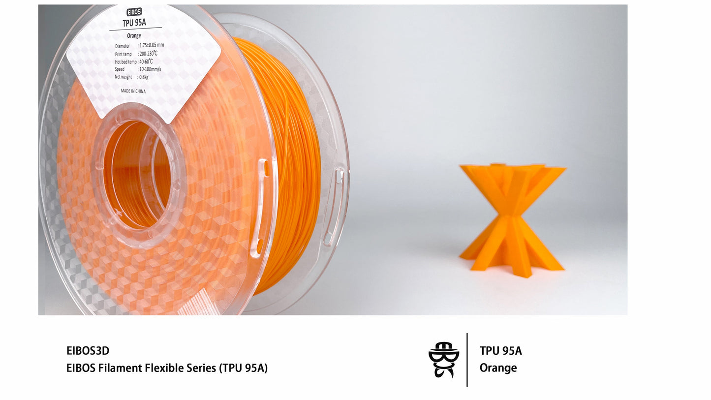 EIBOS Flexible TPU 95A Filament - 800g, 1.75mm