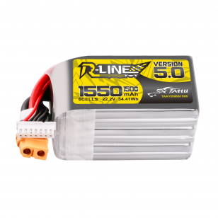 Tattu R-Line 1550mAh 150C 22.2V 6S1P Lipo XT60