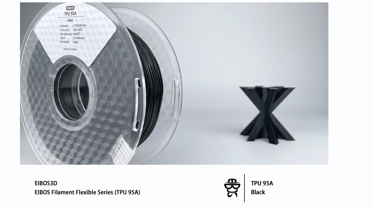 EIBOS Flexible TPU 95A Filament - 800g, 1.75mm