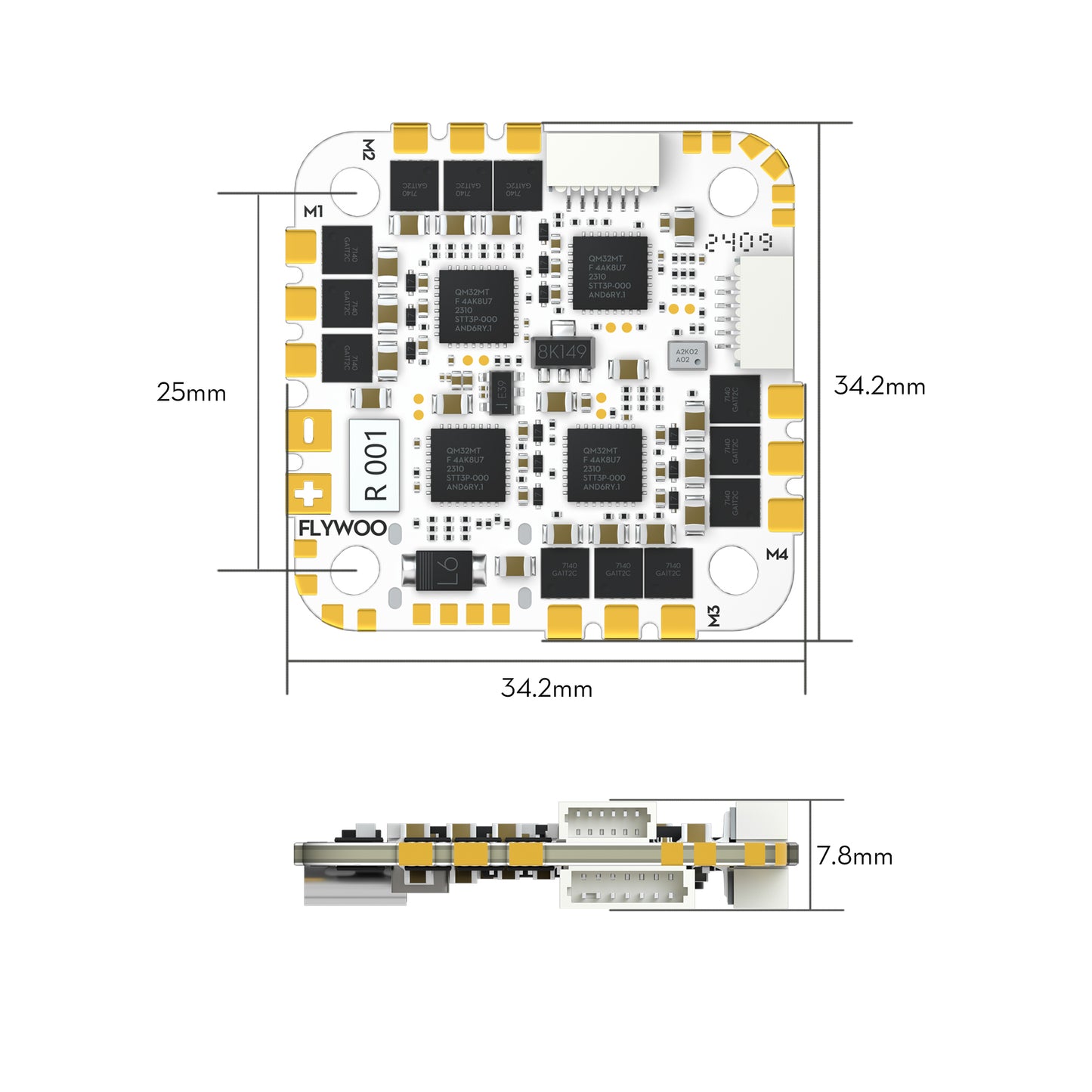 GOKU GN 745 45A AIO 32bit V3 Plug&Play O4 / O4 Pro
