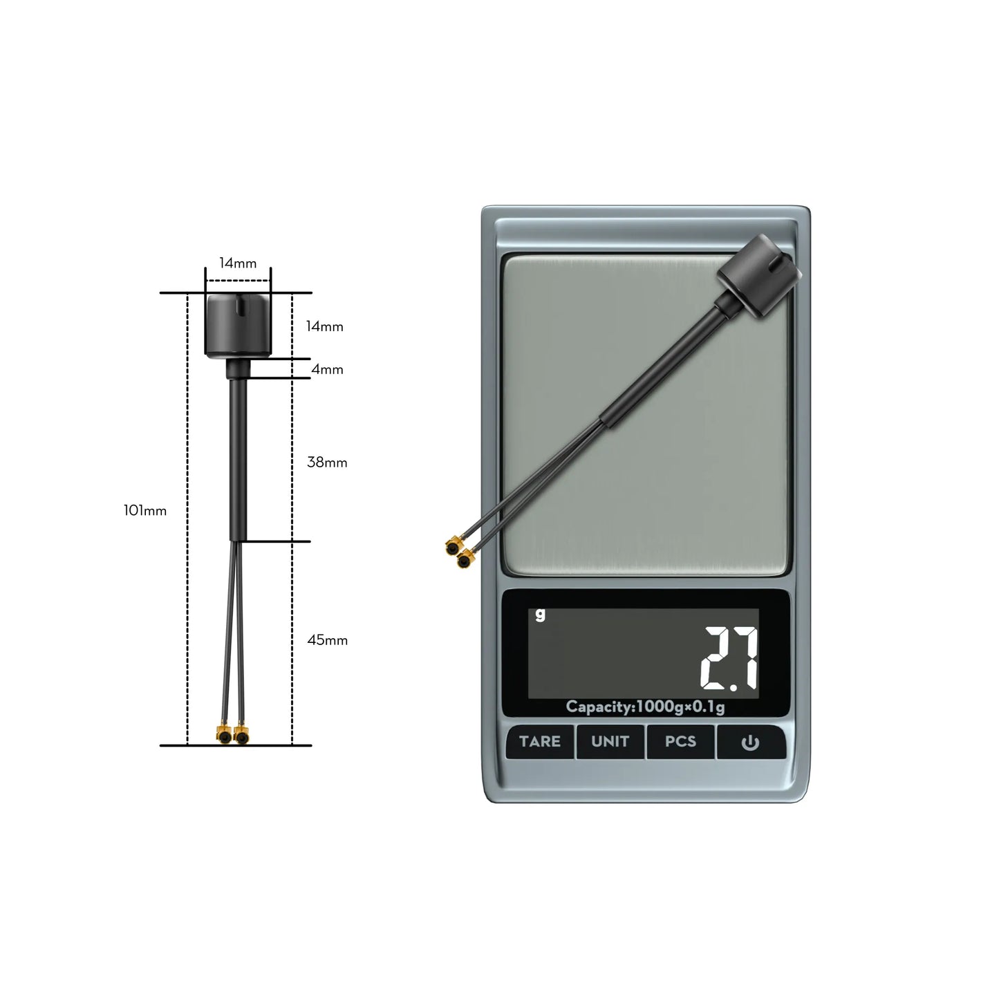 Flywoo Bipolar Dual-Band O3 / O4 PRO Antenna V2