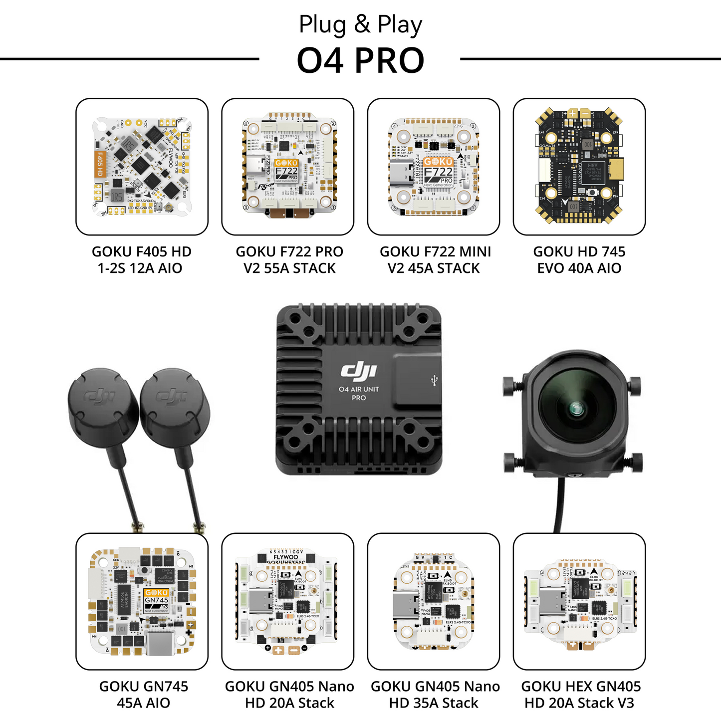 GOKU GN 745 45A AIO 32bit V3 Plug&Play O4 / O4 Pro